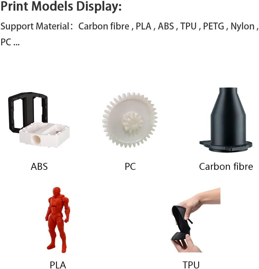 R QIDI TECHNOLOGY X-PlusⅡ 3D Printer, New Upgrade Intelligent Industrial Grade 3D Printers,Large Print Size,Printing with Nylon, Carbon Fiber, PC,High Precision Printing,10.6x7.9x7.9 Inch