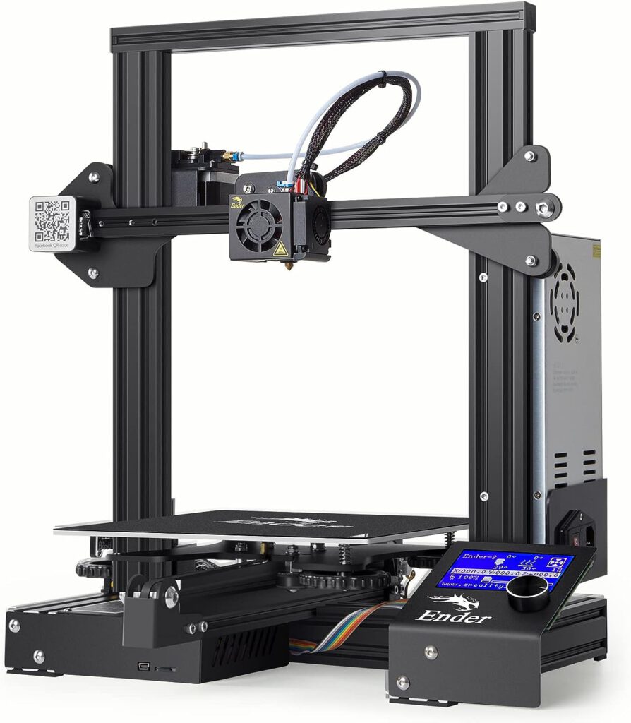 Creality Ender 3 3D Printer Fully Open Source with Resume Printing All Metal Frame FDM DIY Printers with Resume Printing Function 220x220x250mm
