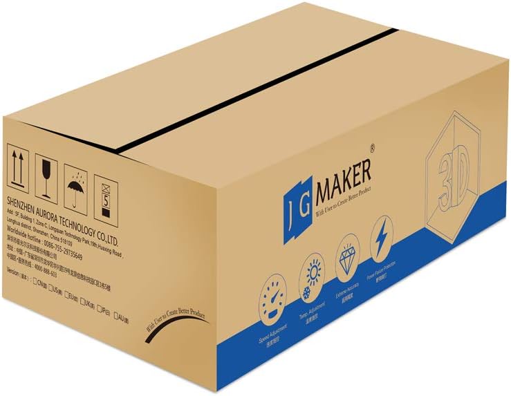 JGMAKER Magic 3D Printer DIY Kit with Filament Run Out Detection Sensor and Resume Print Metal Base 3D Printers for Hobbist Education 220x220x250mm 110V US Plug