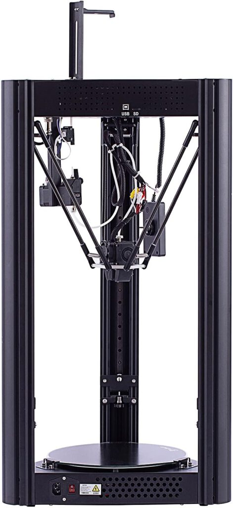 Official FLSUN SR Super Racer 3D Printer Fast 200mm/s 2800 mm/s² FDM Delta 3D Printer Linear Rail Pre-Assembly with Auto Leveling Resume 1.75 PLA DIY 3D Printers Printing Size Φ260x330mm